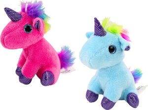 Pluszowy Jednorożec W Gumowej Torebce Kolorowa Grzywa 3 Rodzaje 2