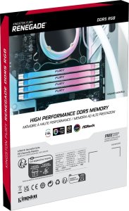 Pamięć Kingston Fury Renegade RGB, DDR5, 48 GB, 8400MHz, CL40 (KF584CU40RWAK2-48) 4