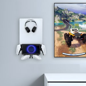 Uchwyt Ścienny na Ścianę Wieszak do Sony PlayStation 5 PS5 SLIM + PS Portal / JYS-P5213 6