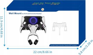 Uchwyt Ścienny na Ścianę Wieszak do Sony PlayStation PS Portal + Akcesoria / P5211-V2 9