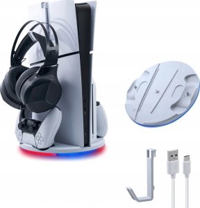 Ładowarka Stacja Dokująca Stojak - Sony PlayStation 5 PS5 SLIM DISC Digital / JYS-5196 8