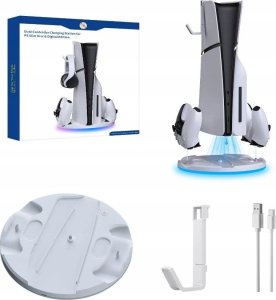 Ładowarka Stacja Dokująca Stojak - Sony PlayStation 5 PS5 SLIM DISC Digital / JYS-5196 9