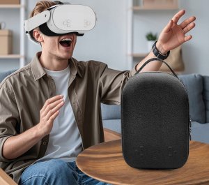 Futerał Etui Walizka na Gogle Okulary VR Oculus Meta Quest 3 3S Pasek Elite / JYS-MQ020 4
