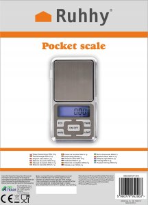 Ruhhy Waga kieszonkowa 500x 0,1g (24209) 2