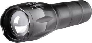 Grundig Latarka LED 80 lumenów zasięg 200 m aluminiowa 5 x zoom 1W Czarna 1