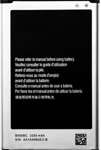 Oryginalna bateria Samsung B800BE do Galaxy Note 3 SM-N9007 SM-N9008 N9008S 3