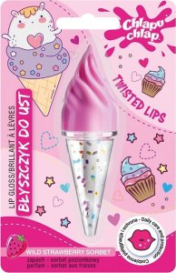 CHLAPU CHLAP Błyszczyk do ust Rożek - sorbet poziomkowy 4.5ml 2