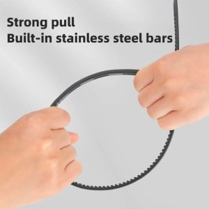 Zapięcie rowerowe na kask rowerowy zamek na szyfr 0.5m - czarne 2