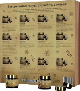 Kalendarz adwentowy ze świecami zapachowymi. Hiskin Baśniowa Księga 2