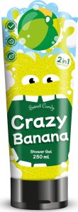 SWEET CANDY Szampon i żel pod prysznic 2w1 - Crazy Banana 250 ml 1