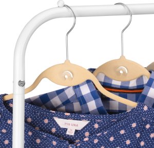 Wieszak stojący na ubrania BADIS biały 6