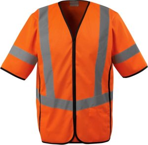 MASCOT Kamizelka ostrzegawcza SAFE SUPREME (kolor pomarańcz hi-vis , rozmiar 3XL) 1