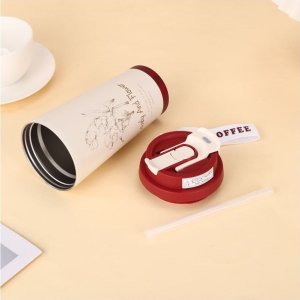 KUBEK TERMICZNY z uchwytem i ustnikiem, przenośny 550ml BD28WZ4 4