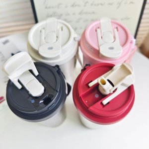 KUBEK TERMICZNY z uchwytem i ustnikiem, przenośny 550ml BD28WZ4 5