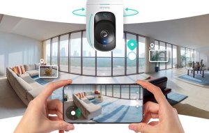 Obrotowa kamera wewnętrzna WiFi Botslab 2 Pro C221 5MP 5G 10