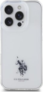US Polo USHCP15XUSMT iPhone 15 Pro Max    6.7" przezroczysty/transparent IML Printed Double Horse Logo 3