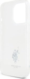 US Polo USHCP15XUSMT iPhone 15 Pro Max    6.7" przezroczysty/transparent IML Printed Double Horse Logo 6