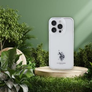 US Polo USHCP15XUSMT iPhone 15 Pro Max    6.7" przezroczysty/transparent IML Printed Double Horse Logo 10