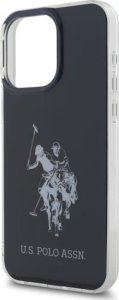 US Polo USHCP15XTPUHRBK iPhone 15 Pro     Max 6,7" czarny/black Shiny Big Logo 6