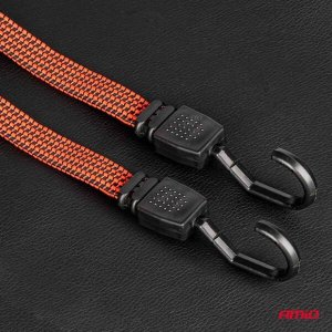 Linka elastyczna płaska guma do mocowania bagażu 80cm BSTRAP-15 AMIO-03303 4