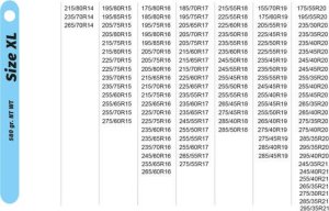 Łańcuchy śniegowe tekstylne Isse Easy Sock rozmiar XL EN16662-1-2020 ONORM 5121- 2021 2 szt. 2