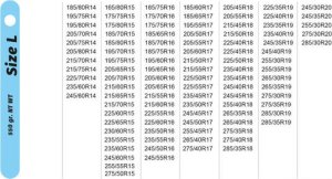 Łańcuchy śniegowe tekstylne Isse Easy Sock rozmiar L EN16662-1-2020 ONORM 5121- 2021 2 szt. 2