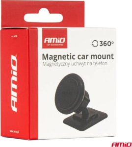 Uchwyt samochodowy magnetyczny do telefonu na kokpit 360 AMIO-04140 7
