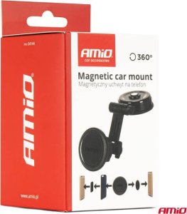 Uchwyt samochodowy magnetyczny do telefonu na kokpit obrotowy 360 AMIO-04144 11
