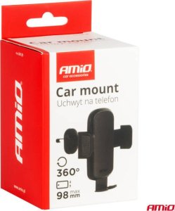 Uchwyt do samochodu na telefon kratkę wentylacyjn? 360 AMIO-04139 6