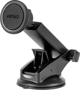 Uchwyt samochodowy magnetyczny do telefonu na szybę z przyssawk? regulowany 360 AMIO-04145 1