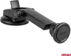 Uchwyt samochodowy magnetyczny do telefonu na szybę z przyssawk? regulowany 360 AMIO-04145 3