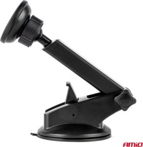 Uchwyt samochodowy magnetyczny do telefonu na szybę z przyssawk? regulowany 360 AMIO-04145 6