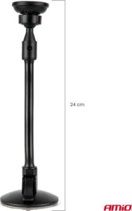 Uchwyt samochodowy magnetyczny do telefonu na szybę przyssawkę elastyczny 360 AMIO-04143 6