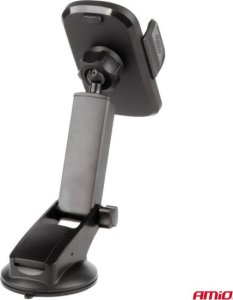 Uchwyt do samochodu na telefon szybę kokpit kratkę regulowany AMIO-04136 5