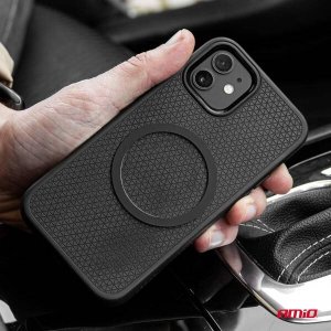 AMiO Uchwyt samochodowy na telefon do kratki i na kokpit z szybką ładowarkę indukcyjną Qi2 15W AMIO-04180 13