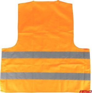 Kamizelka ostrzegawcza odblaskowa pomarańczowa z certyfikatem XXXL AMIO-03986 8