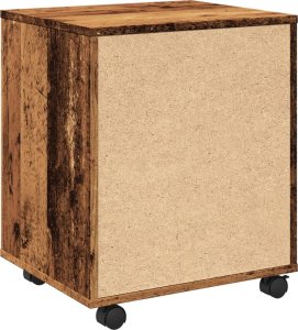 vidaXL Szafka na kółkach, kolor starego drewna, 45x38x54 cm 7