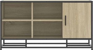 vidaXL Ławka z miejscem na buty, dąb sonoma, 100x40x53,5 cm 4