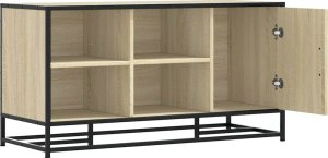 vidaXL Ławka z miejscem na buty, dąb sonoma, 100x40x53,5 cm 5