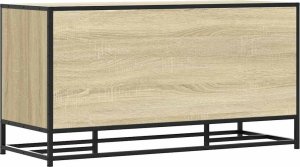 vidaXL Ławka z miejscem na buty, dąb sonoma, 100x40x53,5 cm 8