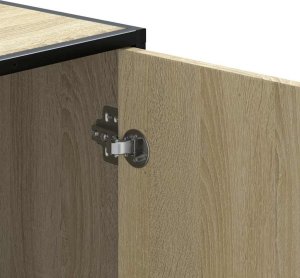 vidaXL Ławka z miejscem na buty, dąb sonoma, 100x40x53,5 cm 10