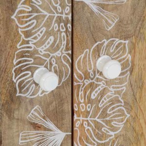 vidaXL Szafka pod umywalkę, 62x33x58 cm, lite drewno mango 8