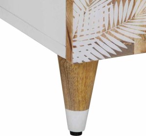 vidaXL Szafka pod umywalkę, 62x33x58 cm, lite drewno mango 9