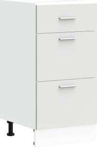 vidaXL Dolna szafka biała 40x46x81,5 cm Drewno klejone 2