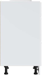 vidaXL Dolna szafka biała 40x46x81,5 cm Drewno klejone 6