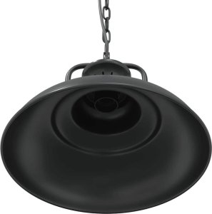 vidaXL Lampa wisząca E27 Czarna  31 cm Żelazo 9