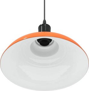 vidaXL Lampa wisząca z regulacją wysokości E27 Pomarańczowy połysk 9