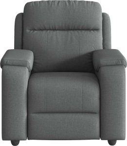 vidaXL Fotel rozkładany, ciemnoszary, tapicerowany tkaniną 3