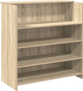 vidaXL vidaXL Biurko recepcyjne dąb sonoma 100x50x103,5 cm Drewno klejone 2