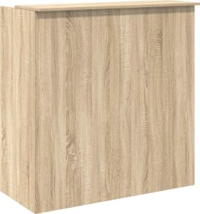 vidaXL vidaXL Biurko recepcyjne dąb sonoma 100x50x103,5 cm Drewno klejone 7